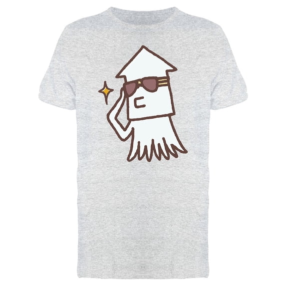 Cool Sunglasses Squid Doodle T-Shirt Men -Image by Shutterstock, Male x-Large