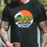 Cool Surf T-Shirt COTTESLOE BEACH Perth WA Aussie Souvenir Travel Tee Gift Print