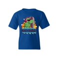 thumbnail image 1 of Cool Surfer Dinosaur T-Shirt Juniors -Image by Shutterstock,  x-Large, 1 of 4