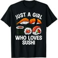 thumbnail image 1 of Cool Sushi For Women Teen Girls Sushi Lovers Japanese Food T-Shirt, 1 of 4