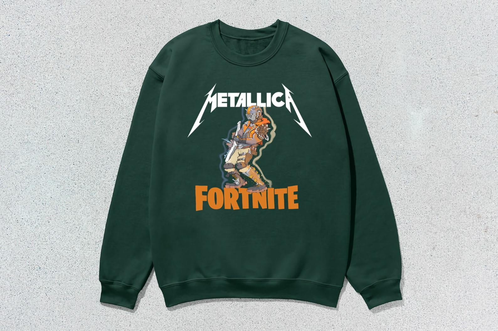 Cool T Shirts For Men ,Fortnite Metallica Unisex Tshirt, New Instock