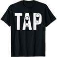 thumbnail image 1 of Cool Tap Dancing For Men Women Tap Dancer Shoe Dance Teacher T-Shirt men and women can wear, black, white, gifts, 1 of 4