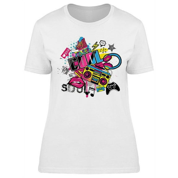 Cool Tape Record T-Shirt Women -Image by Shutterstock, Female Small