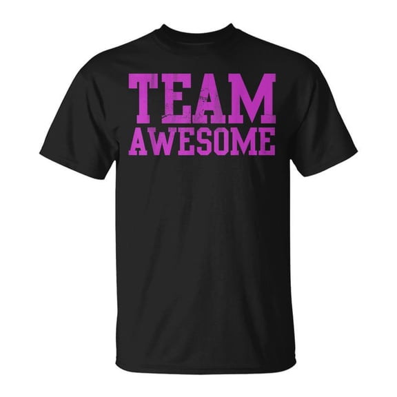Cool Team Awesome Group Matching Distressed TShirt