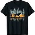 thumbnail image 1 of Cool Tees Graphic Wolf Nature Unisex T-Shirt for Men Women Kids Toddler, 1 of 5