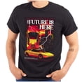 thumbnail image 1 of Cool The Future is Here Muscle Car Men's Graphic T Shirt Tees Brisco Brands S, 1 of 6