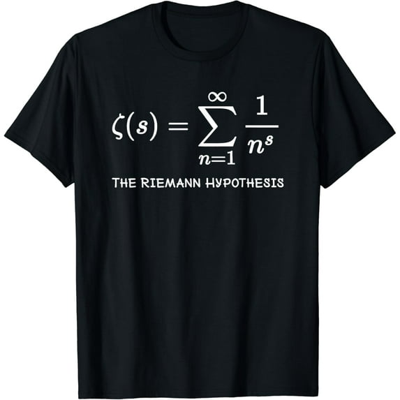 Cool The Riemann Hypothesis Funny Math Teacher Hard Question T-Shirt