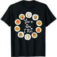thumbnail image 1 of Cool This Is How I Roll Sushi Gift For Kids Men Women Funny T-Shirt Black 2X-Large, 1 of 4
