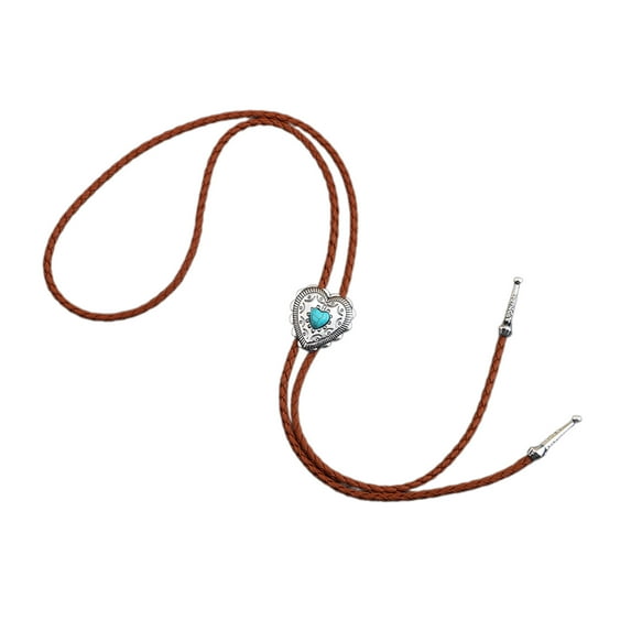 Cool Tie Necktie Braided Shoestring Tie Western Necktie Necklace Male Costume Accessory