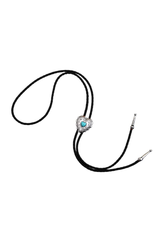 Cool Tie Necktie Braided Shoestring Tie Western Necktie Necklace Male Costume Accessory