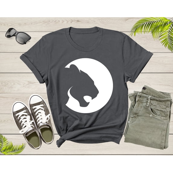Cool Tiger Leopard Cougar Puma Head Face Animal Wild Cat T-Shirt Tiger Lover Gift T Shirt for Men Women Kids Boys Girls Tiger Graphic TShirt