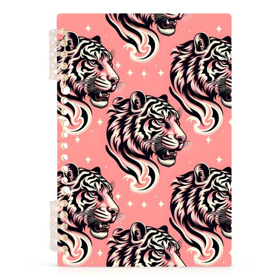 Cool Tiger Spiral Journal Notebook College Ruled Notebook 8.3" x 5.7" A5 Lined Thick Paper Page