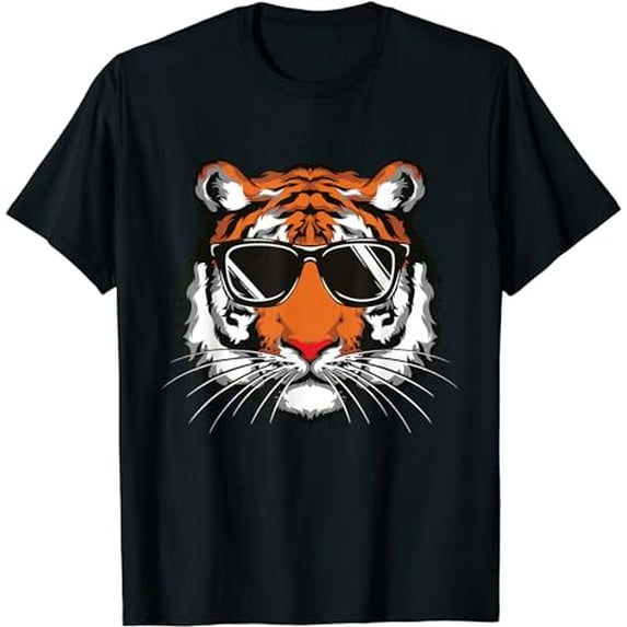 Cool Tiger Sunglasses Vintage Tiger Lovers T-Shirt
