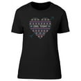 thumbnail image 1 of Cool Today Ethnict Heart Graphic T-Shirt Women -Image by Shutterstock, Female 3X-Large, 1 of 2