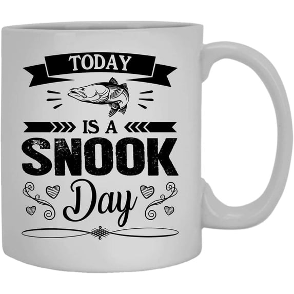 Cool Today Is A Snook Day Mug, Coffee Mug Design 11 oz