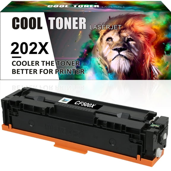 Cool Toner 1-Pack Compatible Toner Replacement for HP CF500X Color LaserJet Pro M254dw M254dn M254nw, MFP-M281fdw MFP-M281fdn MFP-M281cdw MFP-M280nw Printer Black