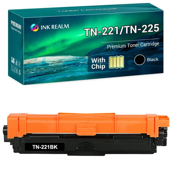 Cool Toner 1-Pack Compatible Toner Replacement for Brother TN-221BK TN221 TN225 Toner Cartridge MFC-9130cw HL-3140cw HL-3170cdw HL-3180cdw MFC-9330cdw MFC-9340cdw DCP-9020CDW Printer Black