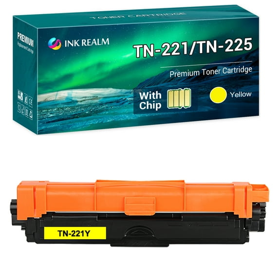 Cool Toner 1-Pack Compatible Toner Replacement for Brother TN-225Y TN221 TN225 MFC-9130cw HL-3140cw HL-3170cdw HL-3180cdw MFC-9330cdw MFC-9340cdw DCP-9020CDW Printer Yellow