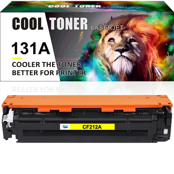 Cool Toner 1-Pack Compatible Toner Replacement for HP CF212A LaserJet Pro 200 Color M251n M251nw, MFP M276n M276nw Pritner Ink Yellow