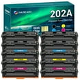 thumbnail image 1 of Cool Toner 10-Pack Compatible Toner for HP CF500A CF501A CF502A CF503A Color LaserJet Pro M254dw M254dn M254nw, MFP-M281fdw MFP-M281fdn MFP-M281cdw MFP-M280nw 4x Black, 2x Cyan, 2x Magenta, 2x Yellow, 1 of 8