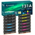 thumbnail image 1 of Cool Toner 12-Pack Compatible Toner for HP 131A CF210A for Laserjet Pro 200 Color M251nw M251n MFP M276n M276nw Replacement Printer Ink 3 * Black, 3 * Cyan, 3 * Magenta, 3 * Yellow, 1 of 7