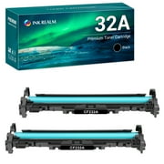 Cool Toner 2 Pack Black Compatible 32A Drum Unit for HP 32A CF232A Laserjet Pro M148dw M203dw M227fdw M118dw Printer High Yield (23000 Pages ) | Only 32A Drum Kit, No Toner