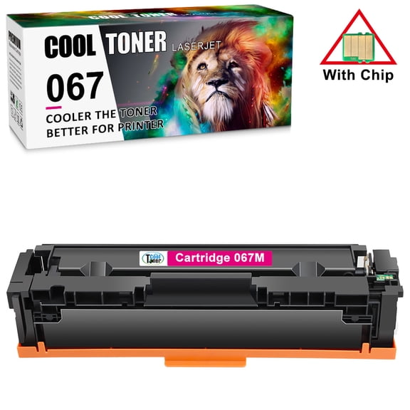 Cool Toner Cartridge 067 Toner Compatible for Canon 067 067H CRG067 Magenta ImageCLASS LBP633Cdw LBP632Cdw MF653Cdw MF654Cdw MF656Cdw Printer Ink (1-Pack)