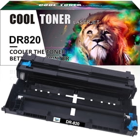 Ink realm Compatible Drum Unit Printer Ink for Brother DR-820 HL-L6200DW MFC-L5850DW MFC-L5900DW MFC-L6700DW MFC-L5800DW HLL6200DW HL-L5200DW HLL5100DN Black, 1-Pack