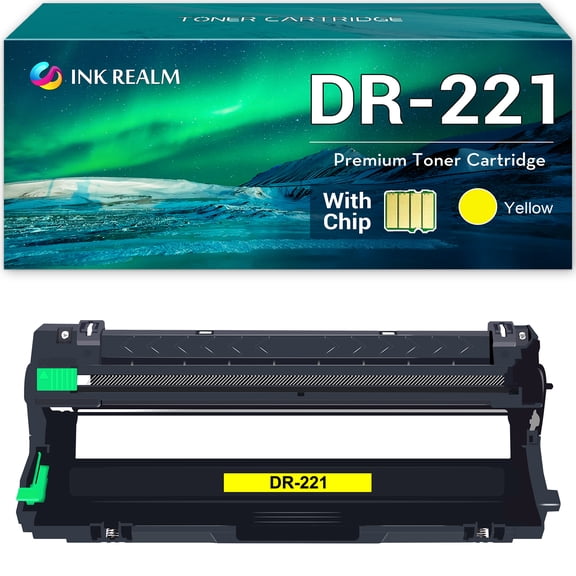 Cool Toner Compatible Drum Unit Replacement for Brother DR-221 DR-221CL HL-3140CW HL-3170CDW MFC-9130CW MFC-9330CDW MFC-9340CDW Printers（Yellow, 1-Pack)