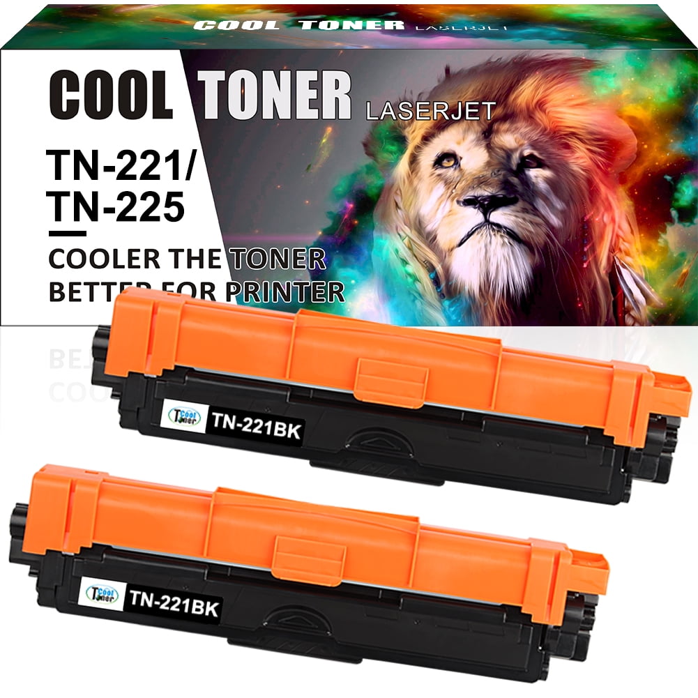 Cool Toner Compatible Replacement for Brother TN221 TN221BK TN221 Toner Cartridge for MFC