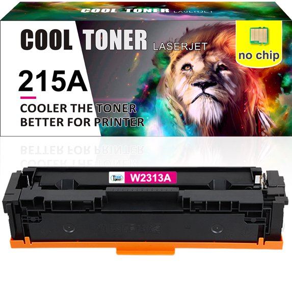 Cool Toner Compatible Toner Cartridge(No Chip) Replacement for HP 215A W2313A High Yield (Magenta, 1-Pack)