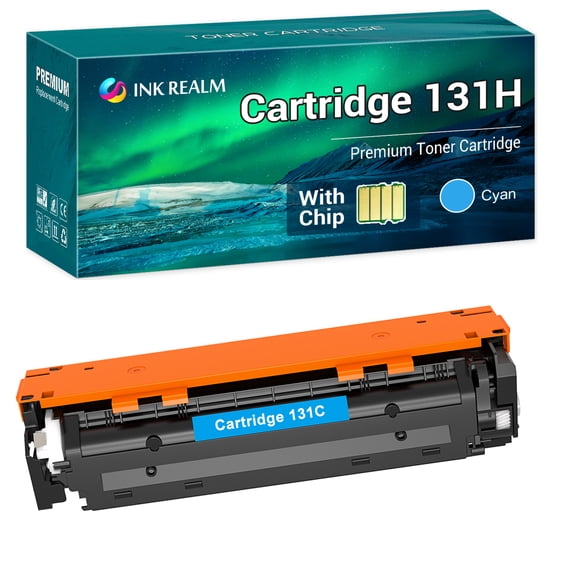 Ink realm Compatible Toner Cartridge Replacement for Canon Cartridge 131H Color imageClass MF8280Cw MF628Cw MF624Cw LBP7110C Printer Ink Cyan, 1-Pack