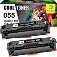 thumbnail image 1 of Cool Toner Compatible Toner Cartridge Replacement with Chip for Canon 055 imageCLASS MF743Cdw MF741Cdw MF742cd MF745Cdw MF746Cdw LBP664Cdw Printer Ink Black, 2-Pack, 1 of 9