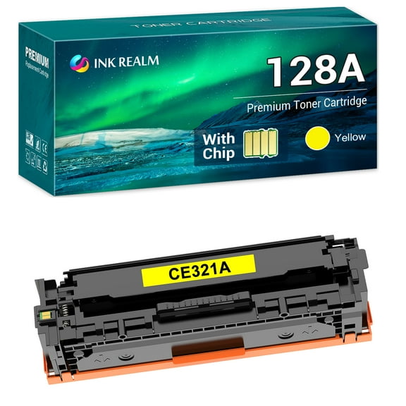 Cool Toner Compatible Toner Cartridge Replacement for HP CE322A for Use with LaserJet Pro CP1525N CP1525NW CM1415FN CM1415FNW MFP Printer Ink (Yellow,1-Pack)