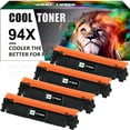 thumbnail image 1 of Cool Toner Compatible Toner Cartridge Replacement for HP 94X CF294X High Yield (Black, 4-Pack), 1 of 7