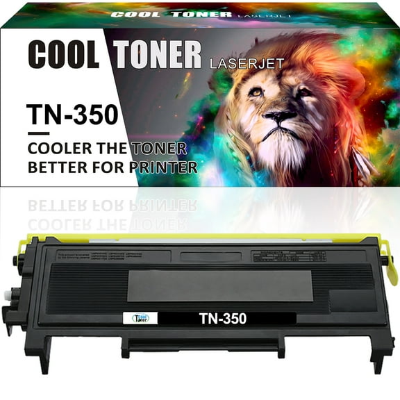Cool Toner Compatible Toner Cartridge for Brother TN350 TN-350 IntelliFax-2820 2920 MFC-7220 MFC-7420 MFC-7820N Printer (Black, 1 Pack)