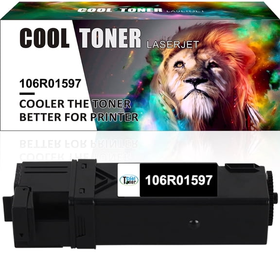 Cool Toner Compatible Toner Cartridge for Xerox 106R01597 Phaser 6500 WorkCentre 6505 Printer Ink (Black,1 Pack)