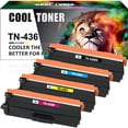 thumbnail image 1 of Cool Toner Compatible Toner Replacement for Brother TN-436 use with MFC-L8900CDW MFC-L9570CD HL-L8360CDW HL-L8260CDW HL-L9310CDW Printer Ink Black Cyan Magenta Yellow, 4-Pack, 1 of 8