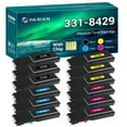 thumbnail image 1 of Ink realm Compatible Toner Replacement for Dell 331-8432 Toner Cartridge Color Laser C3760 C3765 Extra High Yield（3 * Black,3 * Cyan,3 * Magenta,3 * Yellow, 12-Pack), 1 of 7