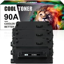 Cool Toner Compatible Toner Replacement for HP CE390A LaserJet Enterprise M4555 MFP Series LaserJet Enterprise 600 M601 M602 Series 600 M603n M603dn Printer Ink (Black,3-Pack)