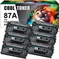 thumbnail image 1 of Ink realm Compatible Toner Replacement for HP CF287A 87A CF287X 87X LaserJet Enterprise HP Pro M501 M501dn M527 M527dn M506 M506dn M506n M506x M527f Printer Ink Black, 6-Pack, 1 of 8