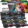 thumbnail image 1 of Cool Toner Compatible Toner Replacement for Xerox 106R01630 for Phaser 6000 6010 V/N Workcentre 6015 Printer （2 * Black,2 * Cyan,2 * Magenta,2 * Yellow, 8-Pack), 1 of 7