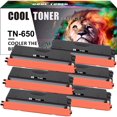 thumbnail image 1 of Cool Toner Compatible Toner Replacement for Brother TN-650 High Yield (Black, 6-Pack), 1 of 7