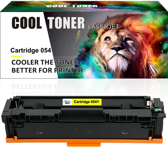 Cool Toner Compatible Toner Replacement for Canon 054 CRG-054 to Use with Color imageCLASS MF641Cdw MF642Cdw MF644Cdw LLBP622Cdw (Yellow,1 Pack)
