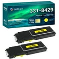 thumbnail image 1 of Cool Toner Compatible Toner Replacement for Dell 331-8432 Color Laser C3760 C3765 Extra High Yield（Yellow, 2-Pack), 1 of 7