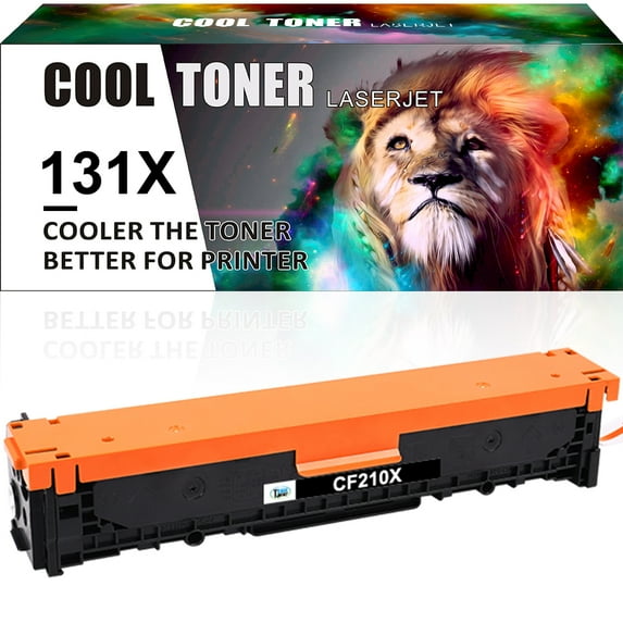 Cool Toner Compatible Toner Replacement for HP 131X CF210X Pro 200 Color MFP M276nw M251nw M251n M276n Printer Ink(Black, 1-Pack)