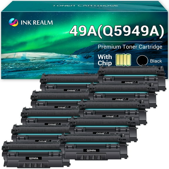 Cool Toner Compatible Toner Replacement for HP 49A Q5949A High Yield (Black, 10-Pack)