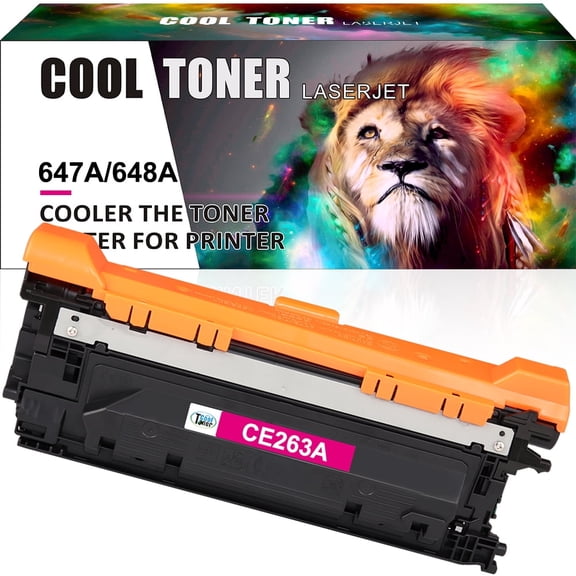 Cool Toner Compatible Toner Replacement for HP 648A CE263A High Yield (Magenta, 1-Pack)