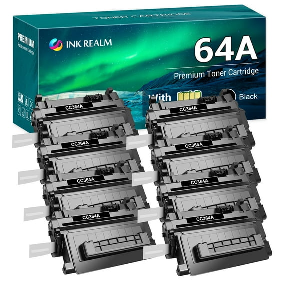 Cool Toner Compatible Toner Replacement for HP CC364A for Use with LaserJet P4014 P4015n P4015x P4515n P4515x Printer Ink (Black, 8-Pack)