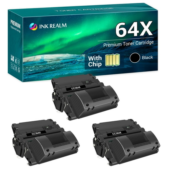 Cool Toner Compatible Toner Replacement for HP CC364X Use with LaserJet P4015n P4015x P4515n P4515x Printer Ink (Black, 3-Pack)